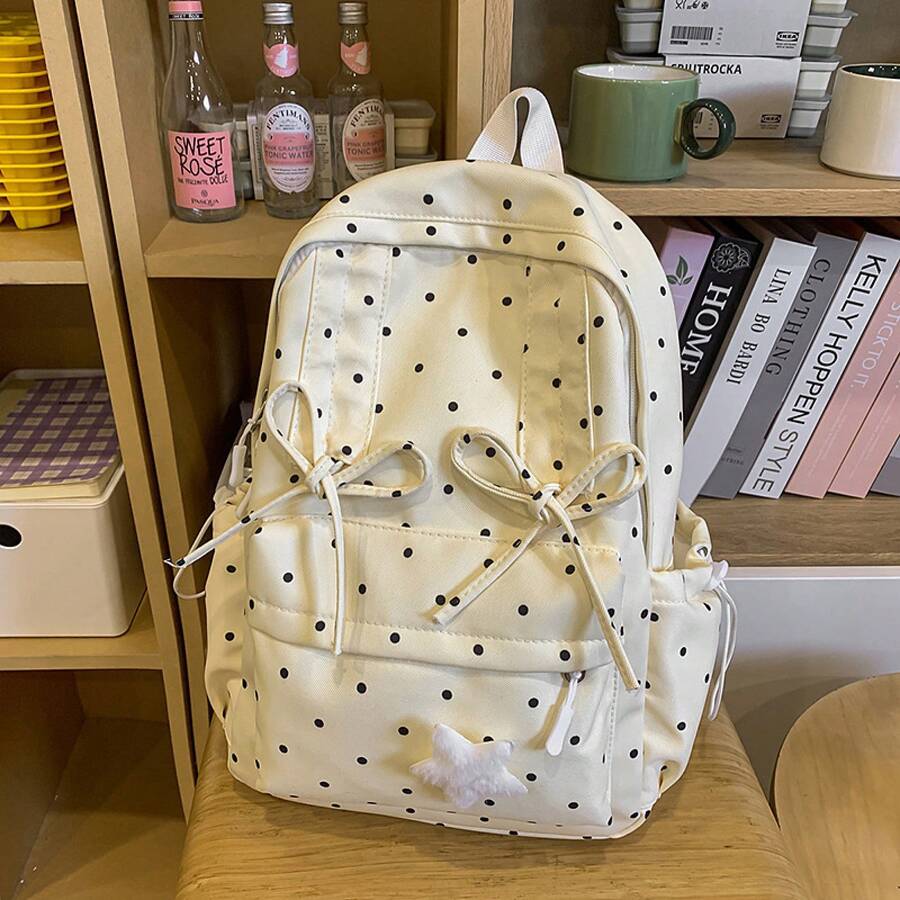 Cute Polka Dot Small Backpack  - Women'S Fashion Backpack recension och pris