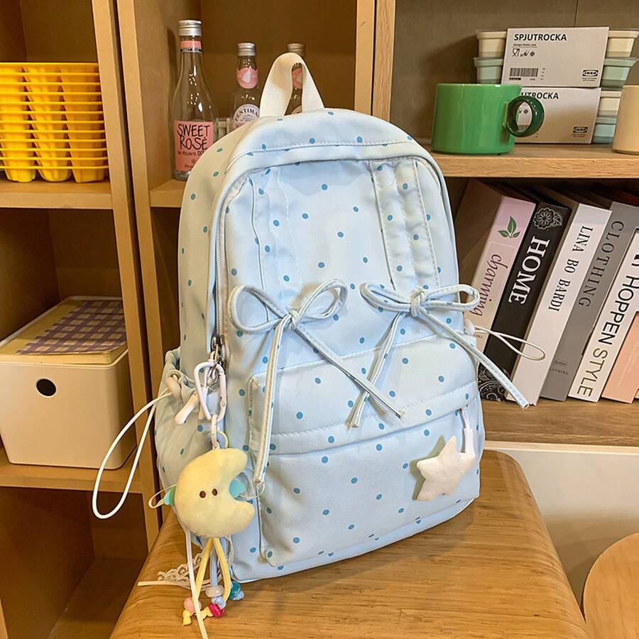 Cute Polka Dot Small Backpack  - Women'S Fashion Backpack recension och pris