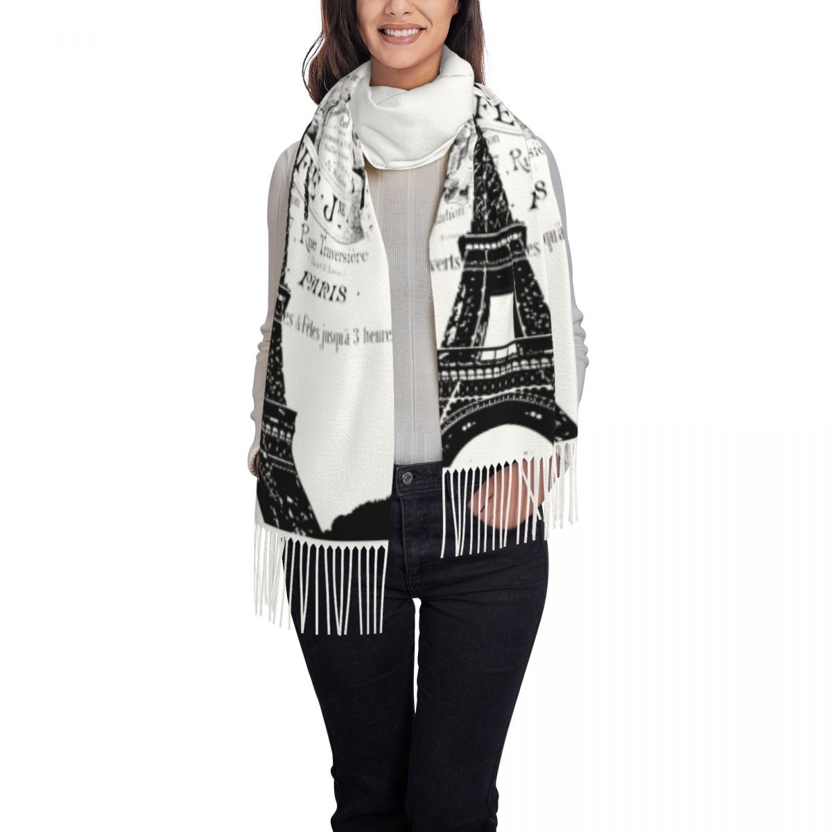 Custom Printed Vintage Eiffel  - Women'S Fashion Paris recension och pris