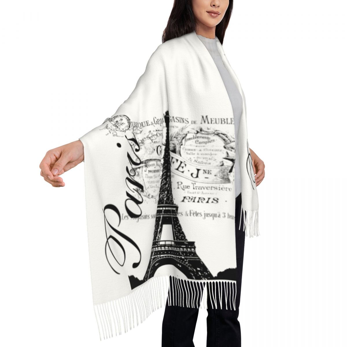 Custom Printed Vintage Eiffel  - Women'S Fashion Paris recension och pris