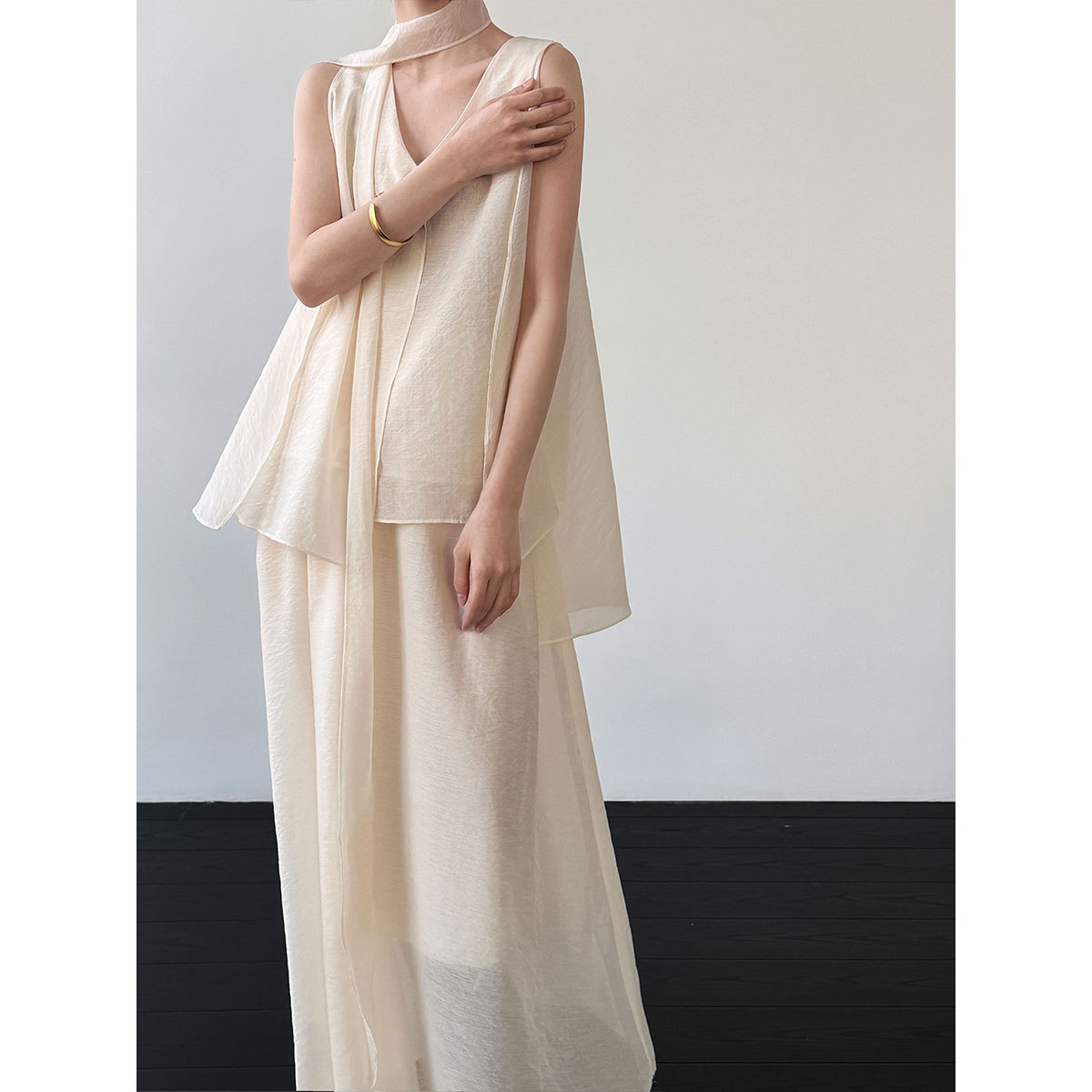 2026 Women Lace-Up V-Neck Slee - Women'S Fashion Trends Spring 2026 recension och pris