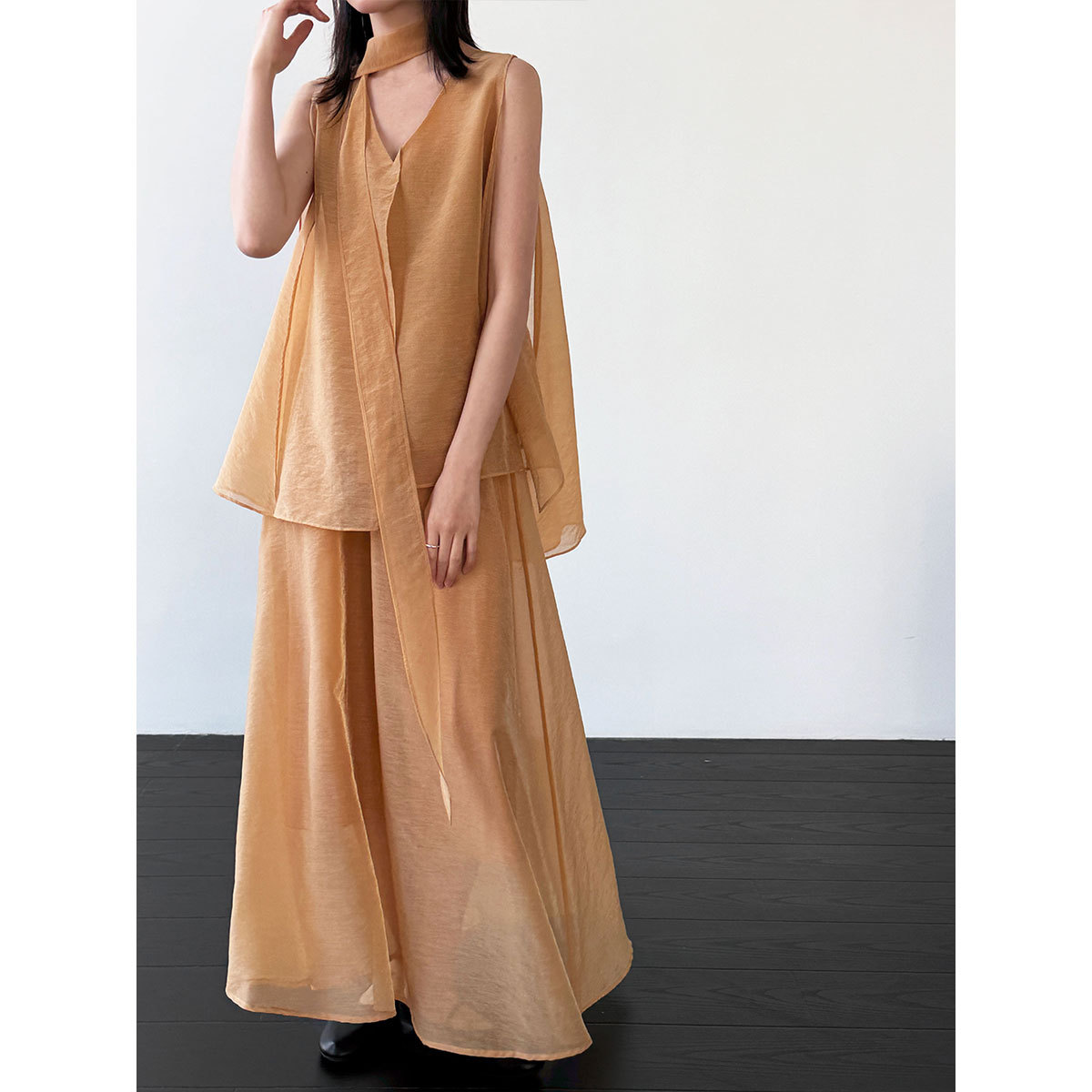 2026 Women Lace-Up V-Neck Slee - Women'S Fashion Trends Spring 2026 recension och pris
