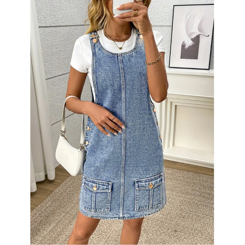 Summer 2026 New American Denim - Women'S Fashion Overalls recension och pris