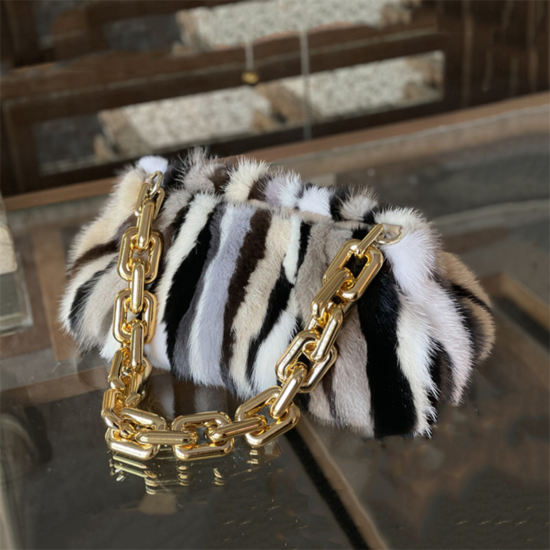 Winter Style Clip Bag Mink Fur - Women'S Real Y2K Fashion recension och pris
