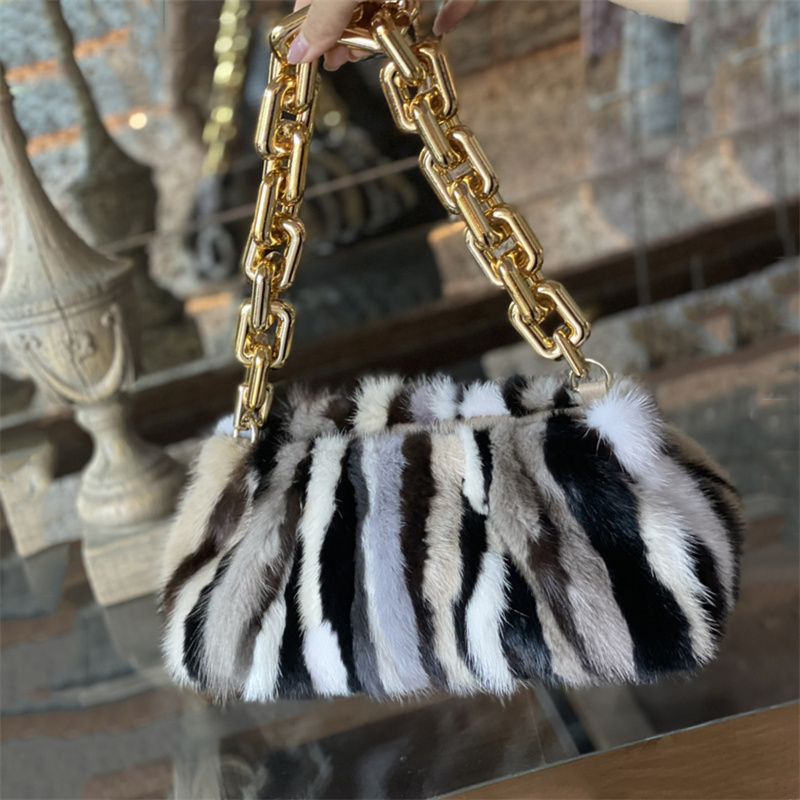Winter Style Clip Bag Mink Fur - Women'S Real Y2K Fashion recension och pris