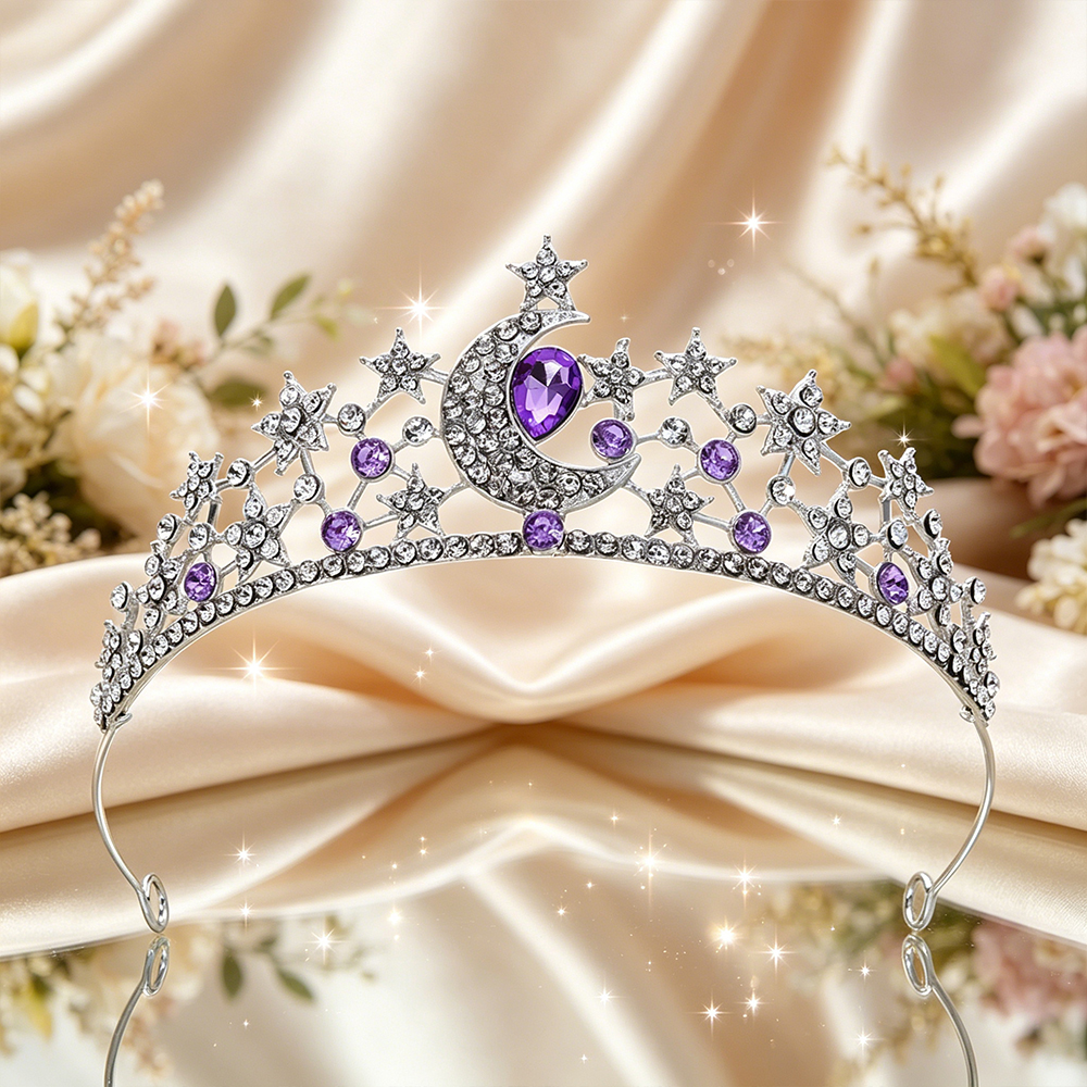Moon Star Bridal Tiara Sparkli - Women Queen Fashion recension och pris