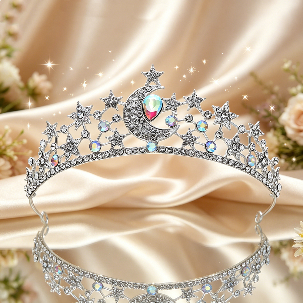 Moon Star Bridal Tiara Sparkli - Women Queen Fashion recension och pris
