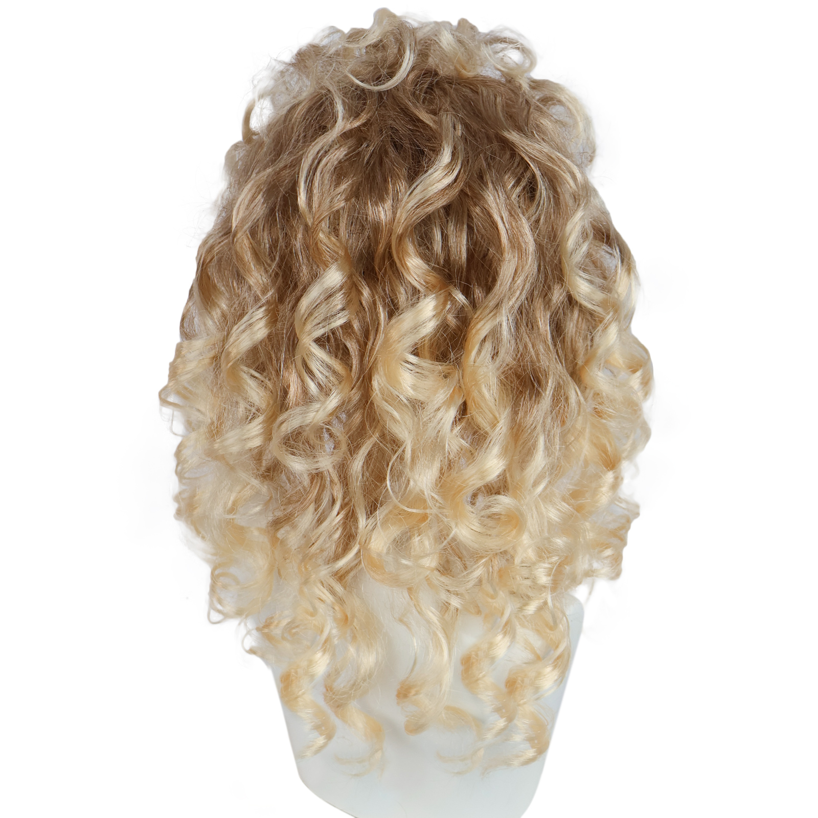 Synthetic Blonde Big Curly Wig - Women'S Fashion Of The 70S recension och pris