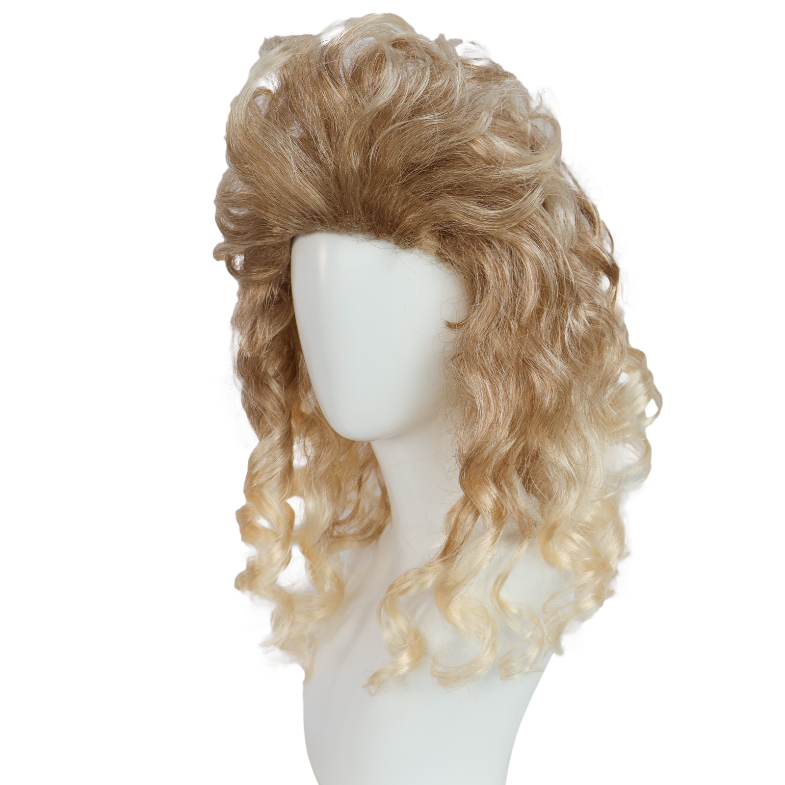 Synthetic Blonde Big Curly Wig - Women'S Fashion Of The 70S recension och pris