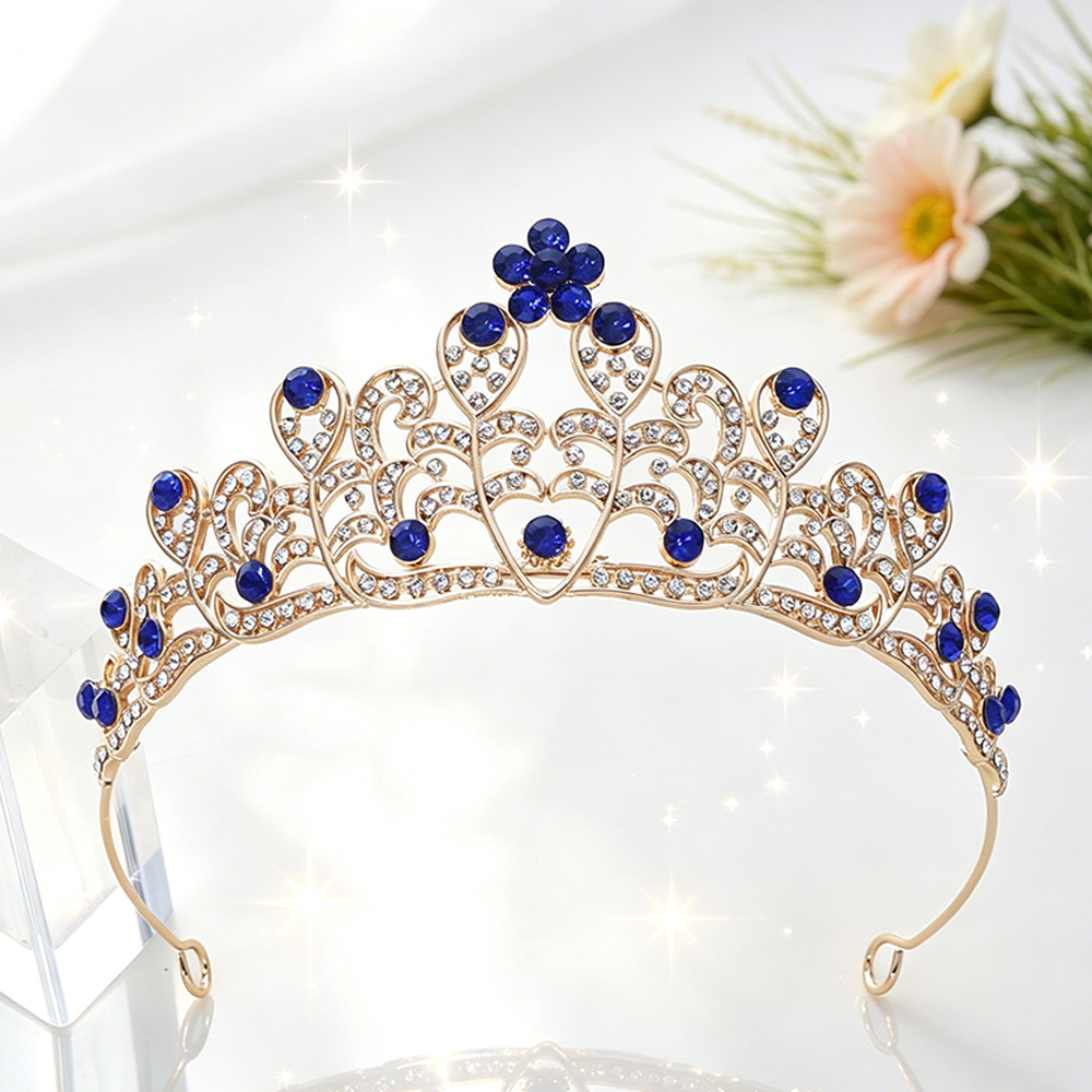 Vintage Baroque Gold Plated Fi - Women Queen Fashion recension och pris