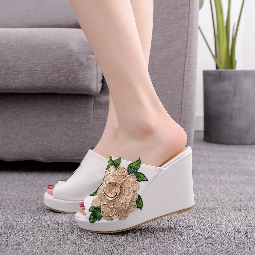 Womens Flower Open Toe Fashion - Women Queen Fashion recension och pris