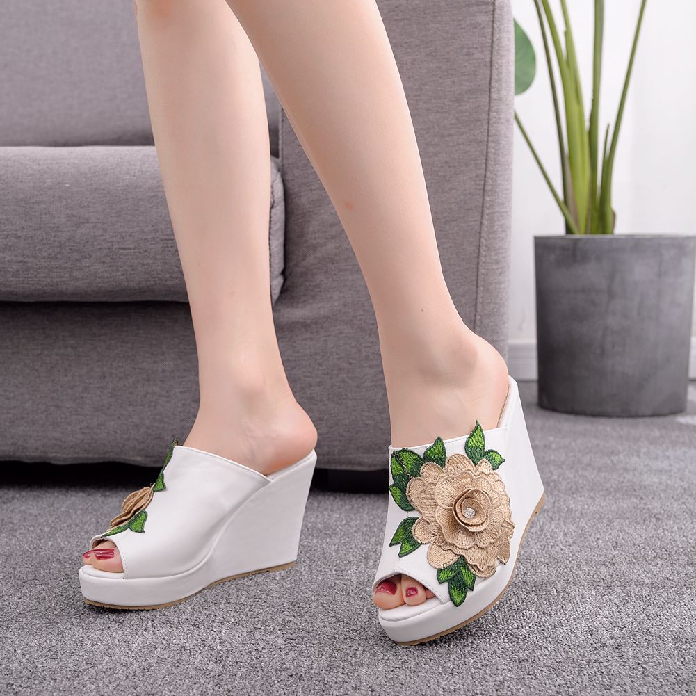 Womens Flower Open Toe Fashion - Women Queen Fashion recension och pris