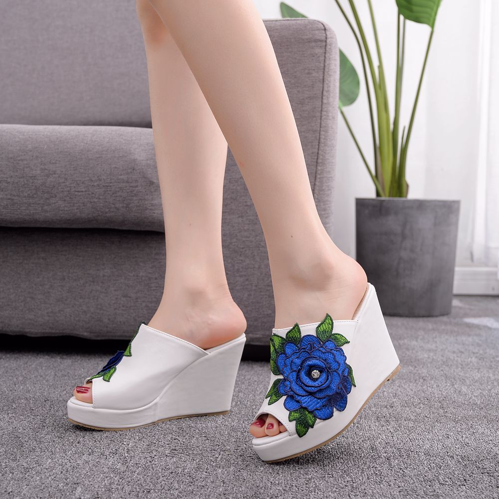 Womens Flower Open Toe Fashion - Women Queen Fashion recension och pris