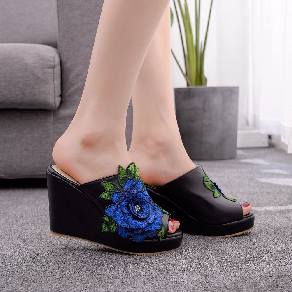 Womens Flower Open Toe Fashion - Women Queen Fashion recension och pris