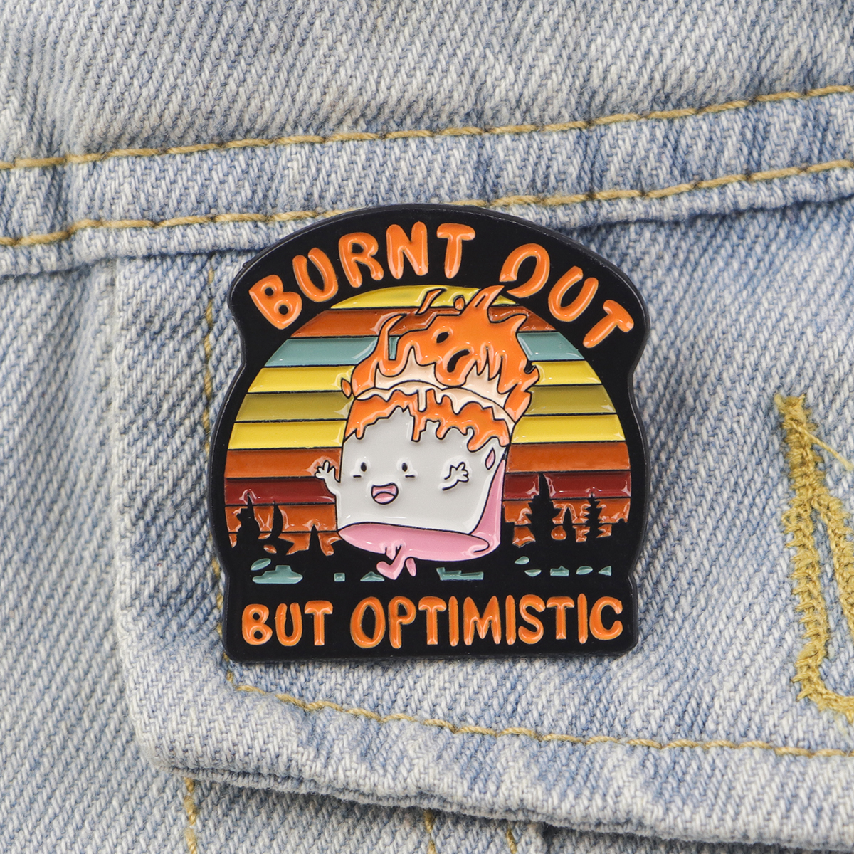Fire Badges Enamel Pin Brooche - Women'S Fashion Backpack recension och pris