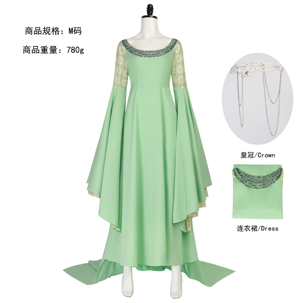 Halloween Costumes Arwen Cospl - Women Queen Fashion recension och pris