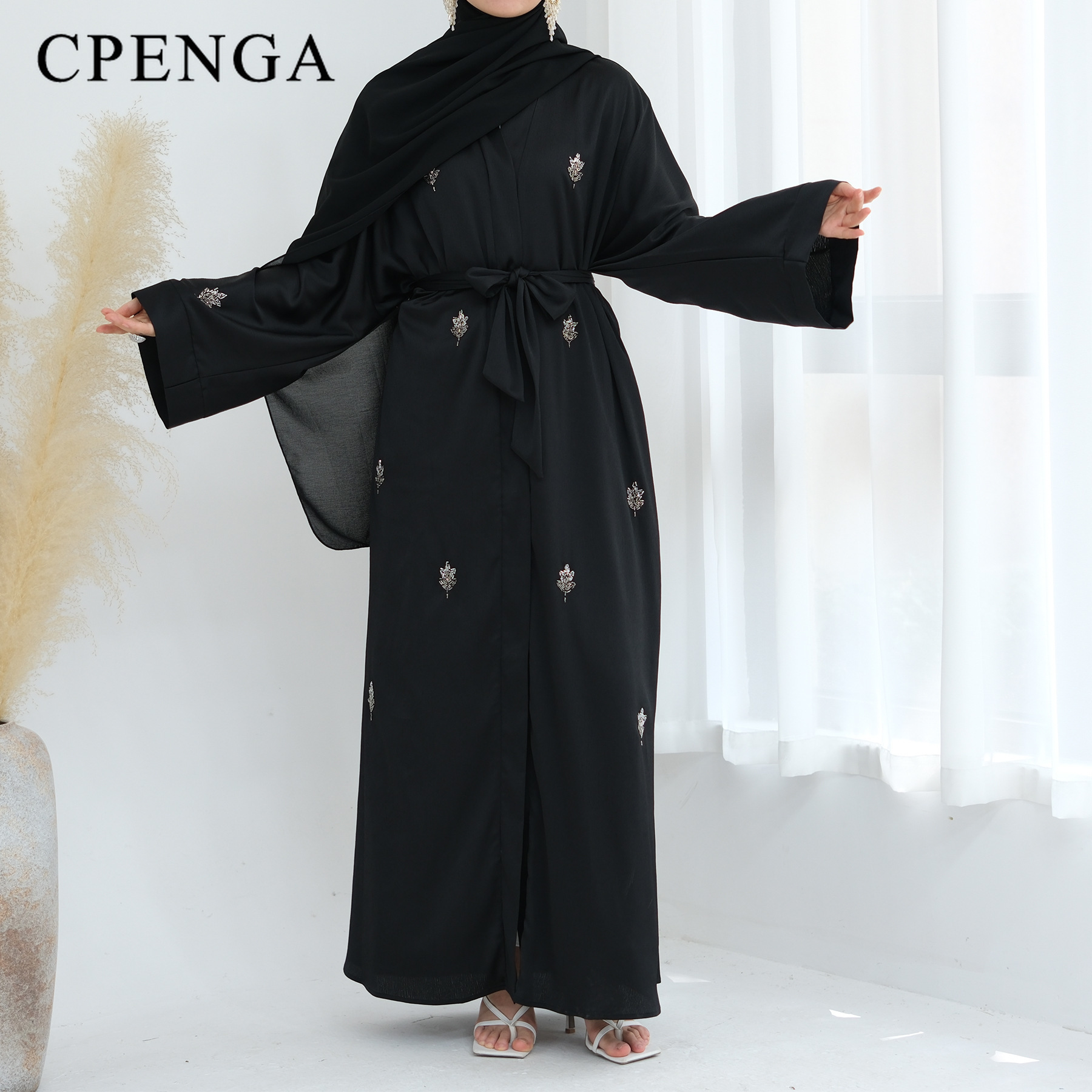 Luxuru Embroidery Dubai Abaya  - Turkey Women Fashion recension och pris