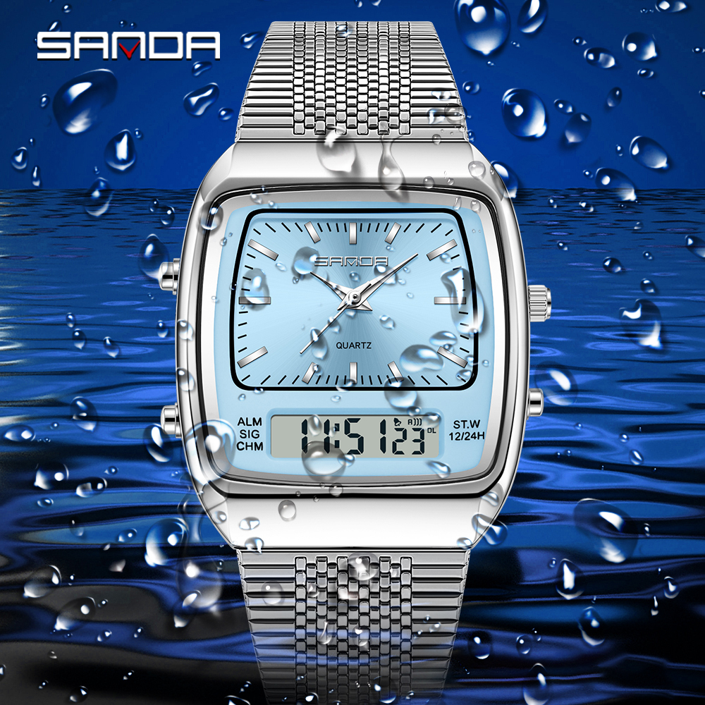 SANDA 3393 Retro Electronic Qu - Women Fashion Zone recension och pris