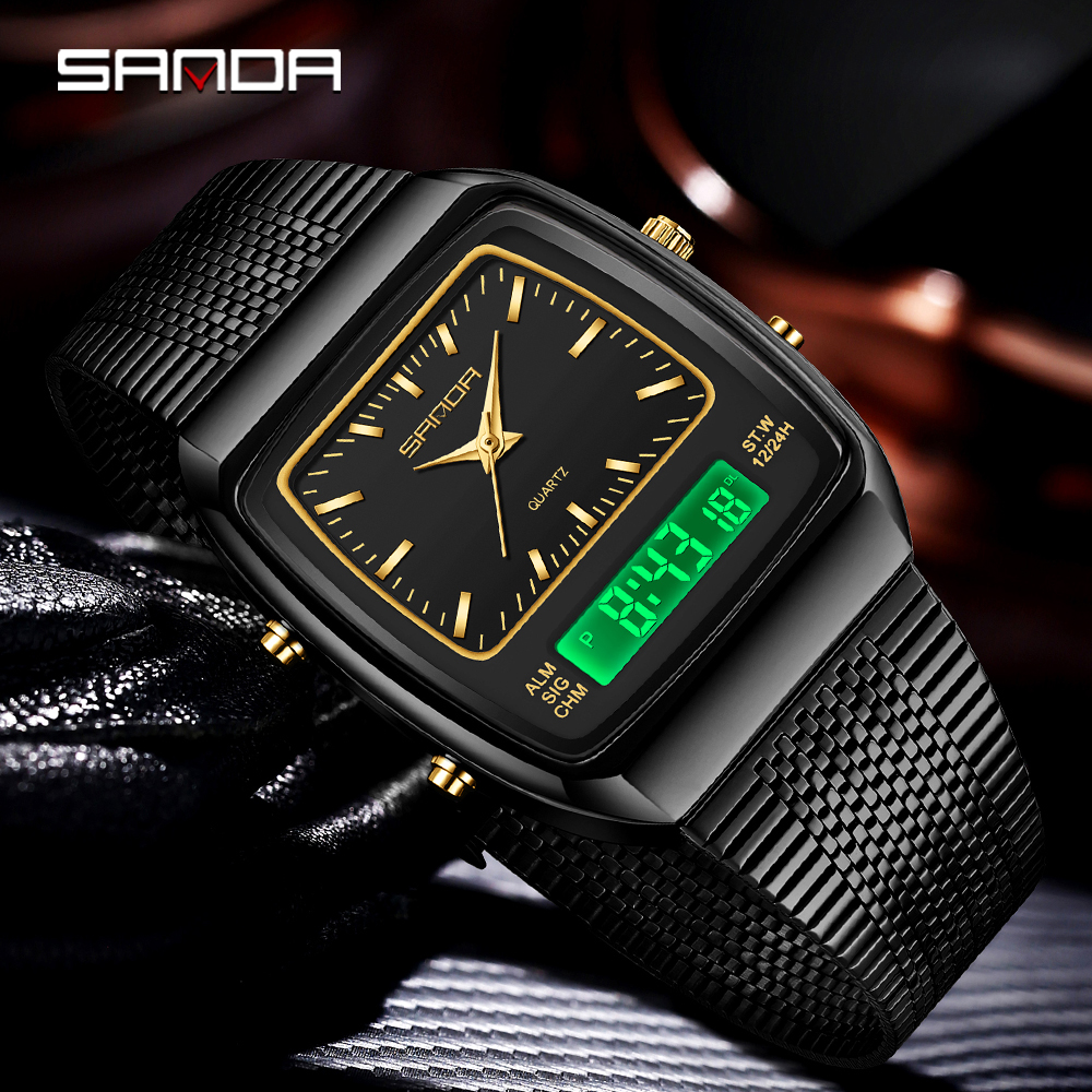 SANDA 3393 Retro Electronic Qu - Women Fashion Zone recension och pris