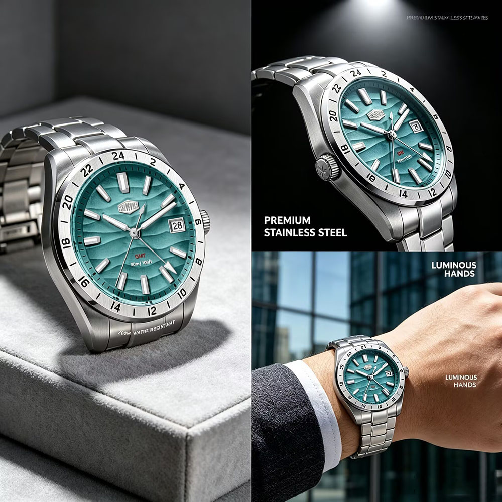 Quality Original GMT Wristwatc - Women Fashion Zone recension och pris