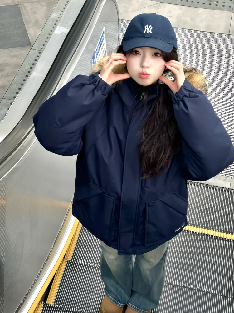Parkas Real Fur Womens Autumn  - Women'S Real Y2K Fashion recension och pris