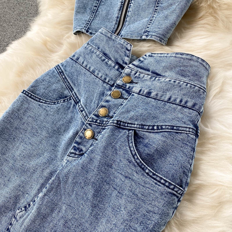 Fashion Denim 2 Piece Sets Wom - Women'S Fashion Trends Spring 2026 recension och pris