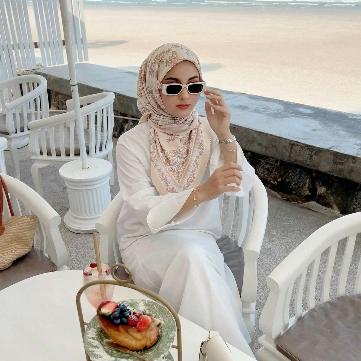 Fashion Printed Viscose Square - Women Fashion Malaysia recension och pris