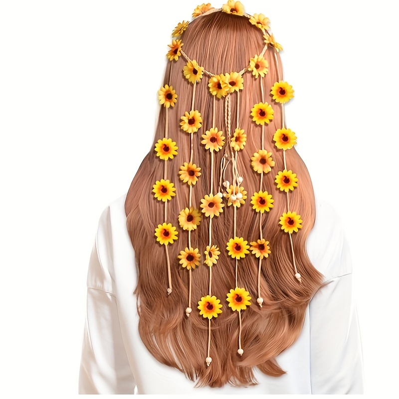 Flower hippie headband, flower - Women'S Fashion Of The 70S recension och pris