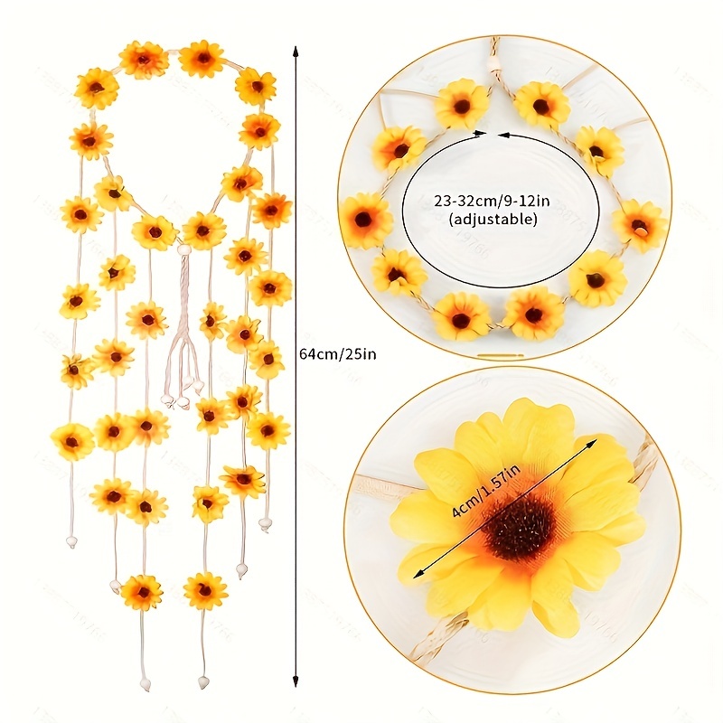 Flower hippie headband, flower - Women'S Fashion Of The 70S recension och pris