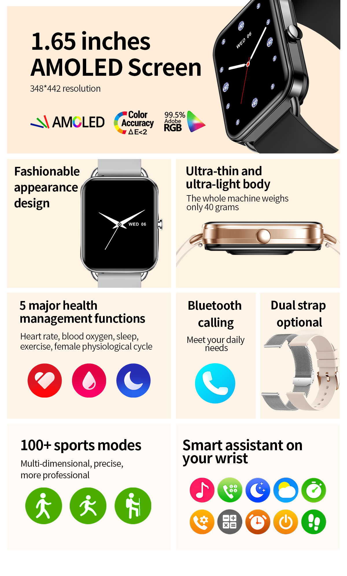 2024 Smart Watch Android Phone - Women Fashion Zone recension och pris